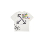 Off-white - Metal Flowers Regular S/s Tee - Grey
