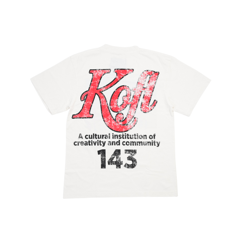 Keep Out Fake Love - Kofl - Museum T-shirt - White