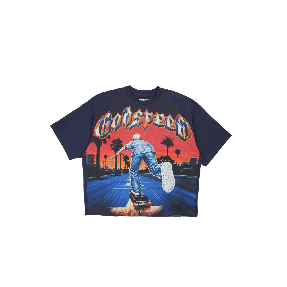 Godspeed - Kick Push T-shirt - Navy