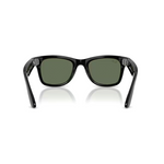 Ray-ban - Wayfarer - Shiny Black W/g15 Green Glasses - Black