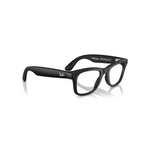 Ray-ban - Wayfarer - Matte Black W/polar Grad Graph Glasses - Black
