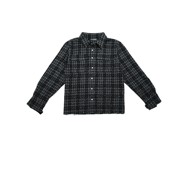 Aologne - Lonely Path Flannel Grey Shirt - Grey