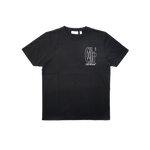 OFF WHITE  - Big Double Arrow Tee - Black