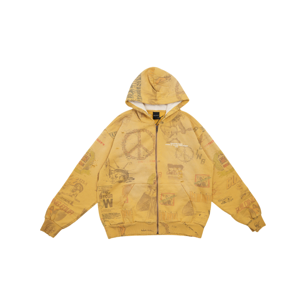Bldg4 - Hudson Hoodie - Yellow