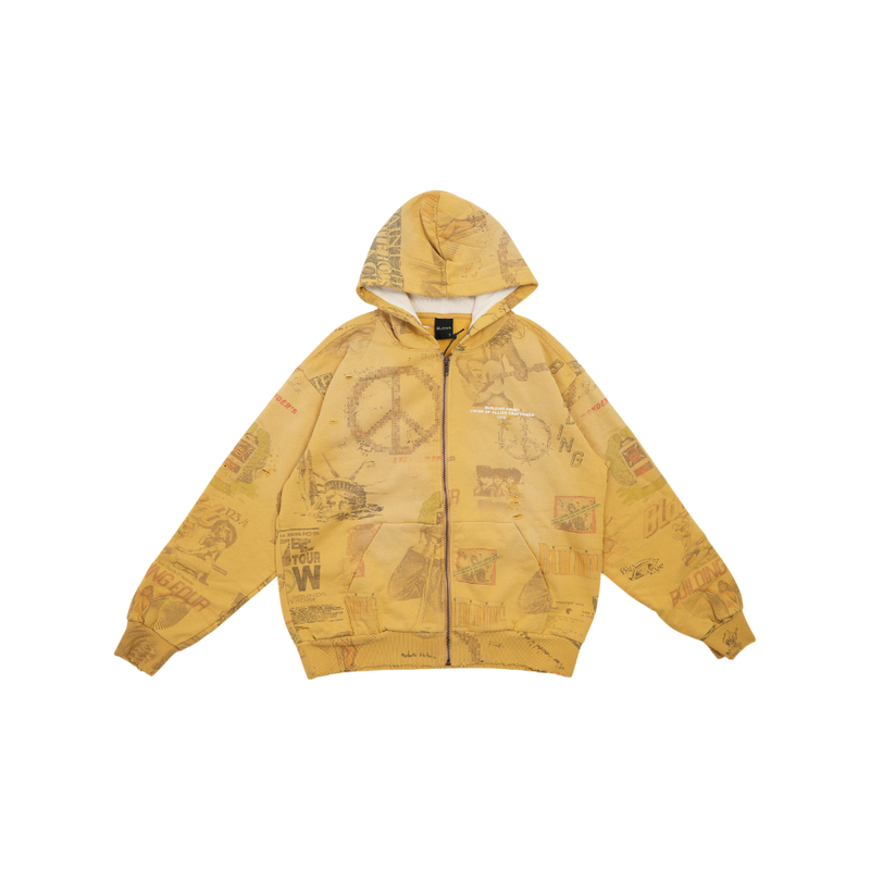 Bldg4 - Hudson Hoodie - Yellow