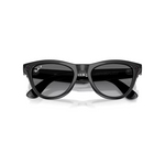Ray-ban - Skyler - Shiny Black W/polar Grad Graph Glasses - Black