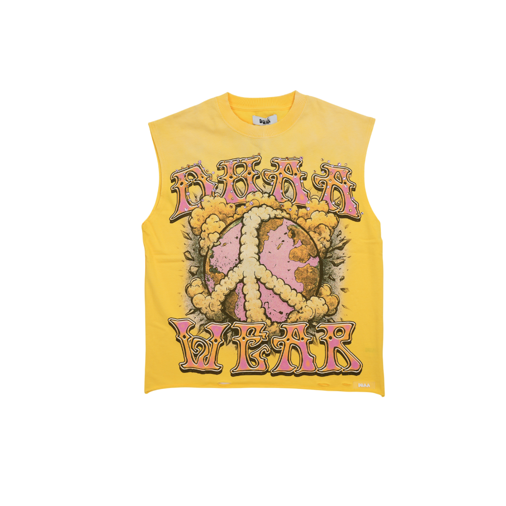 Duaa - Calm Cutoff Tee - Yellow