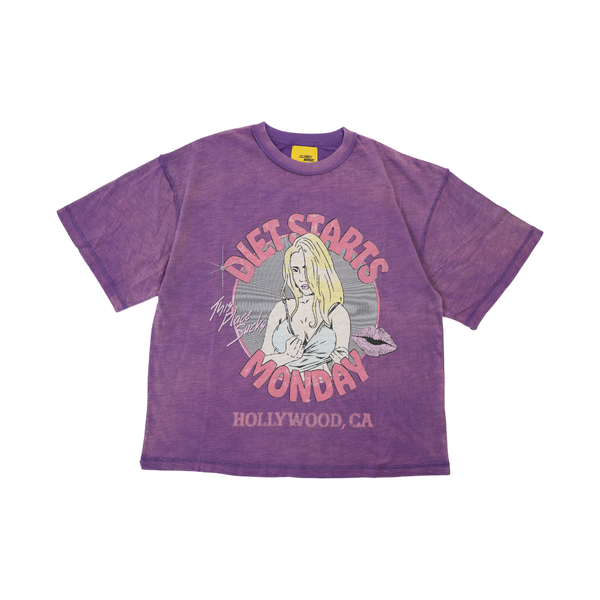 Diet Starts Monday - Hollywood Tee - Purple