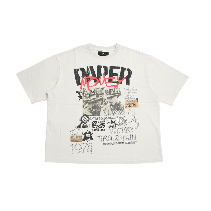 Paper Money - Conflict Tee - White