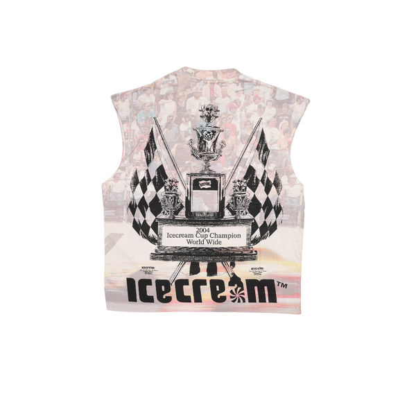Ice Cream - Goldfish Tank Tee - White - Black — alternate view