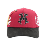 Lifted Anchors - Red Diamond Snapback Hat - Red