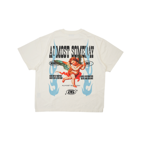 Almost Someday - Members Tee - Cream — alternate view