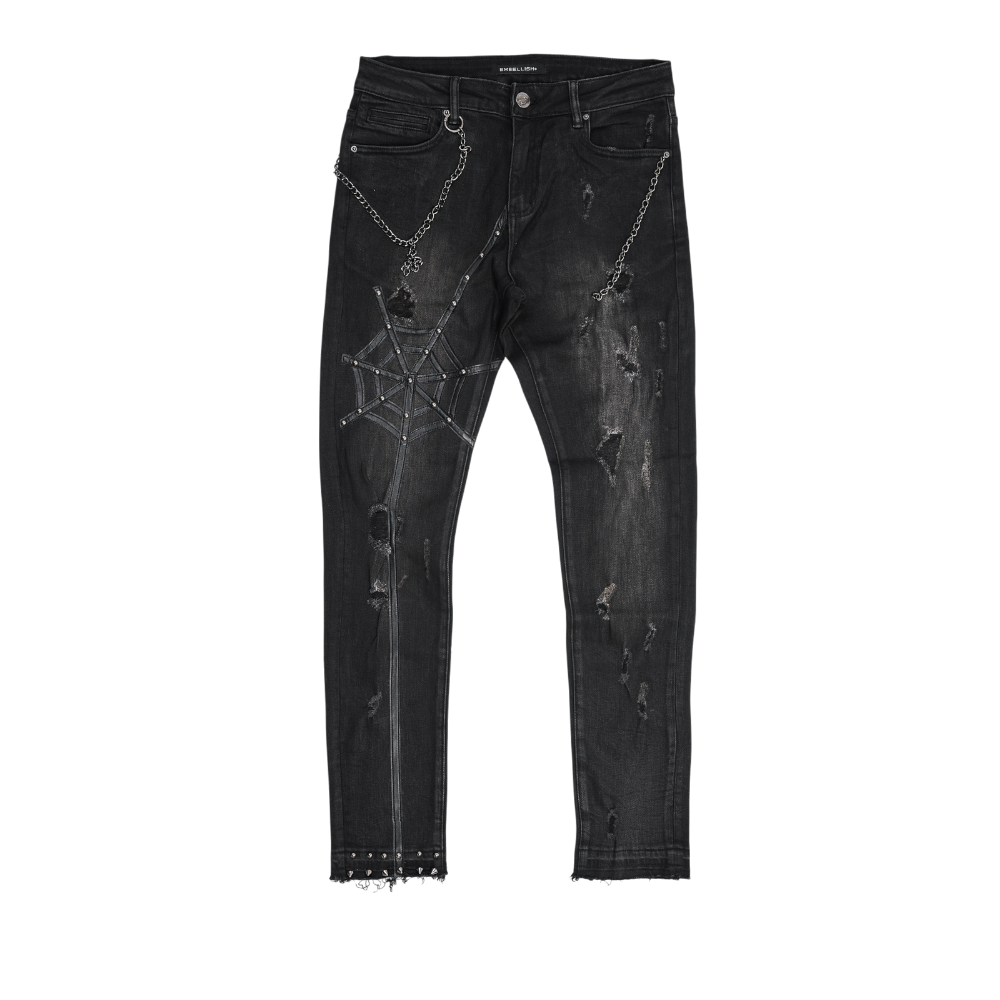 Embellish - Web Skinny Denim - Black