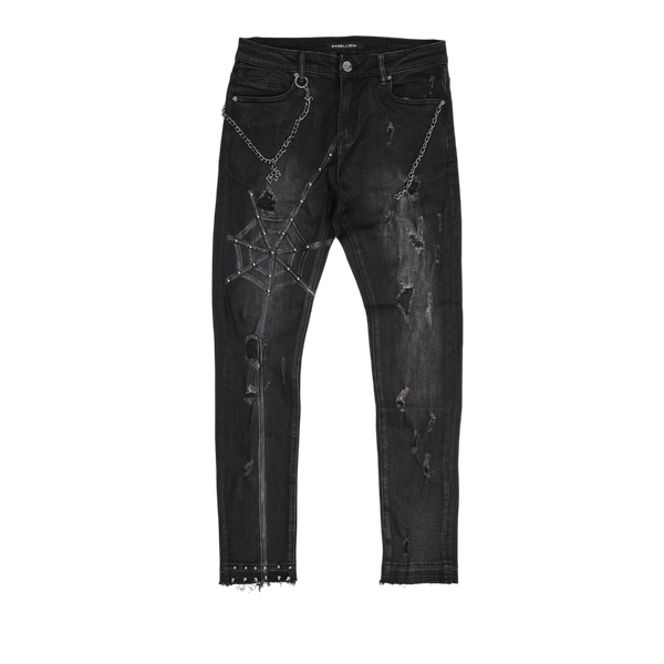 Embellish - Web Skinny Denim - Black