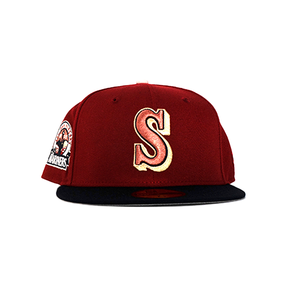 New Era - Seattle Marlin- Fitted Hat - Red
