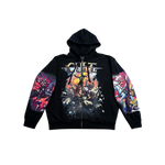 Cult of Individuality - Zip Novelty Hoody "Horseman" Sweat Pants - Black