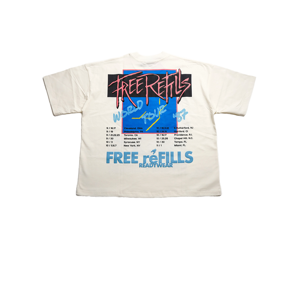 Free Refills - Floyd Tee Short Sleeve Graphic Tee - White — alternate view