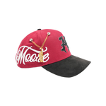 Lifted Anchors - Red Diamond Snapback Hat - Red