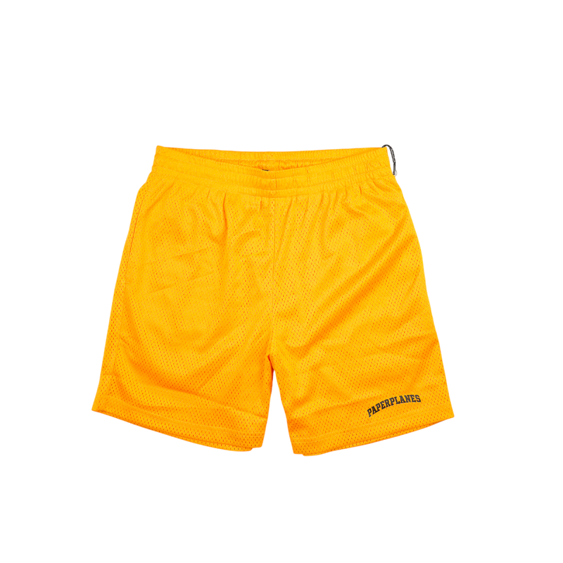 Paper Planes - Paper Planes - Mesh Basketball Shorts - Yellow