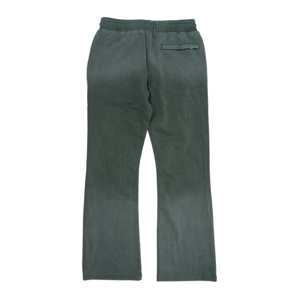 Almost Someday - Enemies Flare Bottoms Pants - Green — alternate view