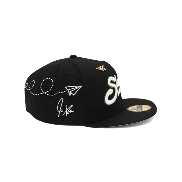 Paper Planes - Jae Tips X Planes Savior 59fifty Fitted Crown - Blk - Multicolor — alternate view