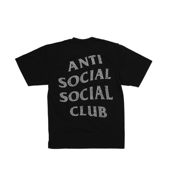Anti Social Social Club - Assc - Rhinestone Tee - Black — alternate view