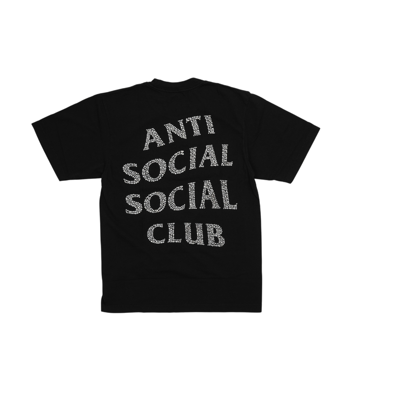 Anti Social Social Club - Assc - Rhinestone Tee - Black