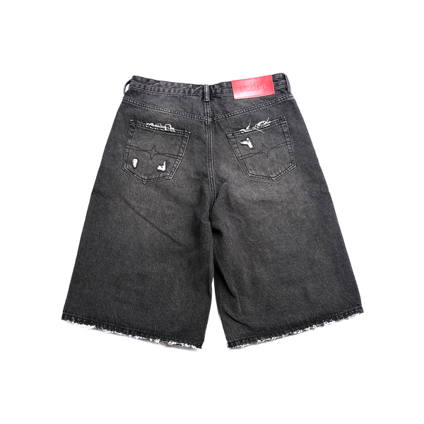 Bldg4 - Pin Boy Black Short Shorts - Black — alternate view