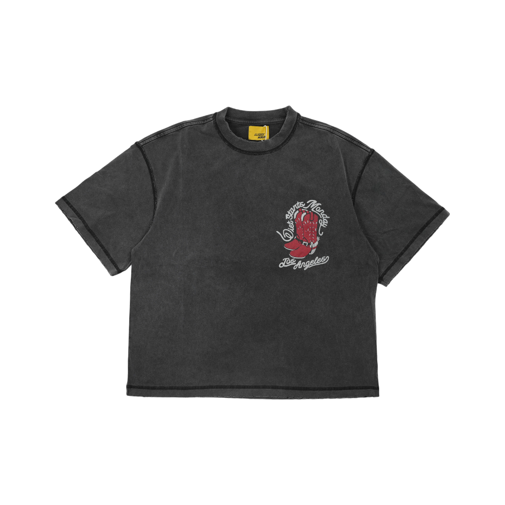 Diet Starts Monday - Cowboy Tee - Black